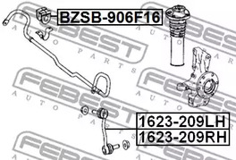 Фото BZSB906F16 Втулка FEBEST {forloop.counter}}