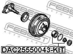 Фото DAC25550043KIT Комплект подшипника FEBEST {forloop.counter}}