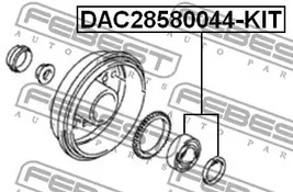 Фото DAC28580044KIT Комплект подшипника FEBEST {forloop.counter}}