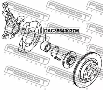 Фото DAC35640037M Подшипник FEBEST {forloop.counter}}