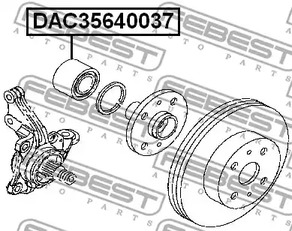 Фото DAC35640037 Подшипник FEBEST {forloop.counter}}