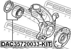 Фото DAC35720033KIT Комплект подшипника FEBEST {forloop.counter}}