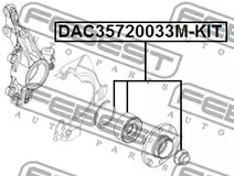 Фото DAC35720033MKIT Комплект подшипника FEBEST {forloop.counter}}