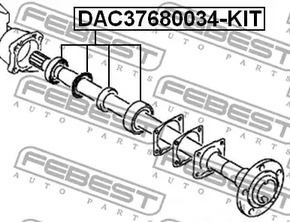 Фото DAC37680034KIT Комплект подшипника FEBEST {forloop.counter}}