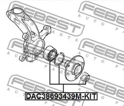 Фото DAC38693439MKIT Комплект подшипника FEBEST {forloop.counter}}