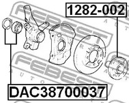 Фото DAC38700037 Подшипник FEBEST {forloop.counter}}