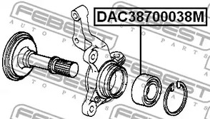 Фото DAC38700038M Подшипник FEBEST {forloop.counter}}