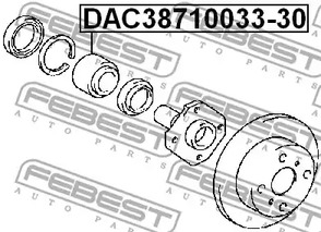 Фото DAC3871003330 Подшипник FEBEST {forloop.counter}}