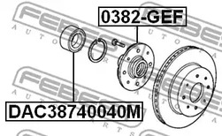 Фото DAC38740040M Подшипник FEBEST {forloop.counter}}