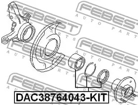 Фото DAC38764043KIT Подшипник FEBEST {forloop.counter}}