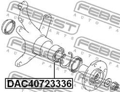 Фото DAC40723336 Подшипник FEBEST {forloop.counter}}