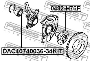 Фото DAC4074003634KIT Подшипник FEBEST {forloop.counter}}