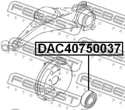 Фото DAC40750037 Подшипник FEBEST {forloop.counter}}