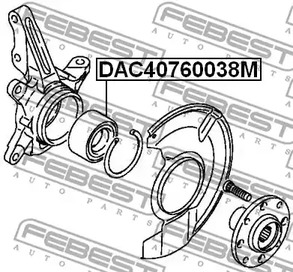 Фото DAC40760038M Подшипник FEBEST {forloop.counter}}