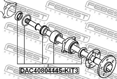 Фото DAC40804445KIT3 Комплект подшипника FEBEST {forloop.counter}}