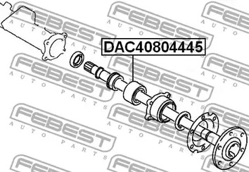 Фото DAC40804445 Подшипник FEBEST {forloop.counter}}