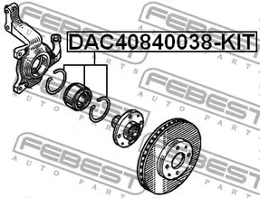 Фото DAC40840038KIT Комплект подшипника FEBEST {forloop.counter}}