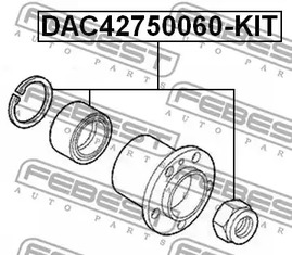 Фото DAC42750060KIT Комплект подшипника FEBEST {forloop.counter}}