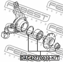 Фото DAC42770039KIT Комплект подшипника FEBEST {forloop.counter}}