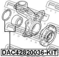 Фото DAC42820036KIT Комплект подшипника FEBEST {forloop.counter}}