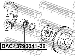 Фото DAC4379004138 Подшипник FEBEST {forloop.counter}}