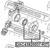 Фото DAC43820037KIT Комплект подшипника FEBEST {forloop.counter}}