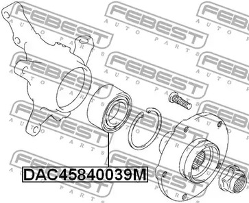 Фото DAC45840039M Подшипник FEBEST {forloop.counter}}