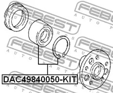 Фото DAC49840050KIT Комплект подшипника FEBEST {forloop.counter}}