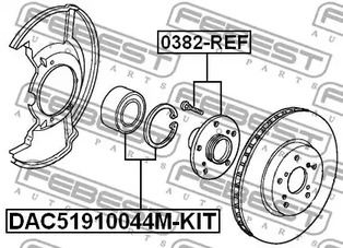 Фото DAC51910044MKIT Подшипник FEBEST {forloop.counter}}