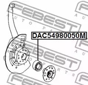 Фото DAC54980050M Подшипник FEBEST {forloop.counter}}