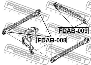 Фото FDAB009 Подвеска FEBEST {forloop.counter}}