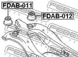 Фото FDAB011 Подвеска FEBEST {forloop.counter}}