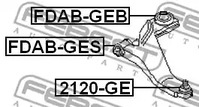 Фото FDABGEB Подвеска FEBEST {forloop.counter}}