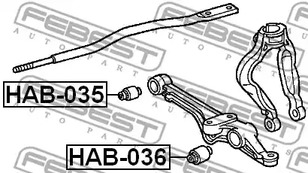 Фото HAB035 Подвеска FEBEST {forloop.counter}}