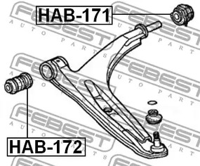 Фото HAB172 Подвеска FEBEST {forloop.counter}}