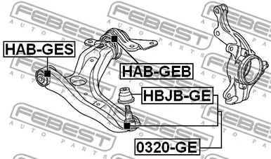 Фото HABGEB Подвеска FEBEST {forloop.counter}}