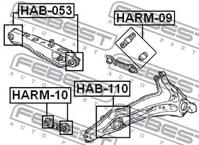 Фото HARM09 Подвеска FEBEST {forloop.counter}}