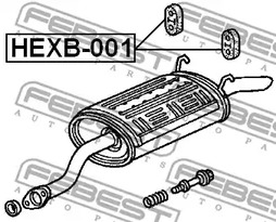 Фото HEXB001 Монтажный комплект FEBEST {forloop.counter}}