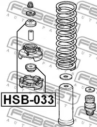 Фото HSB033 Дистанционная трубка FEBEST {forloop.counter}}