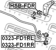 Фото HSBFDR Подвеска FEBEST {forloop.counter}}