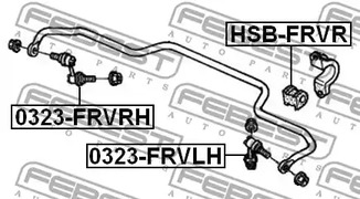 Фото HSBFRVR Подвеска FEBEST {forloop.counter}}