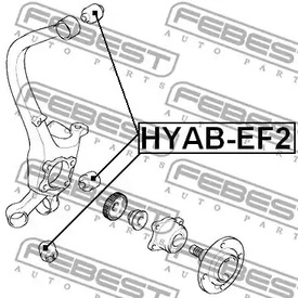 Фото HYABEF2 Втулка FEBEST {forloop.counter}}