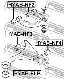 Фото HYABNF2 Подвеска FEBEST {forloop.counter}}