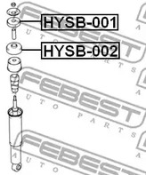 Фото HYSB002 Дистанционная трубка FEBEST {forloop.counter}}