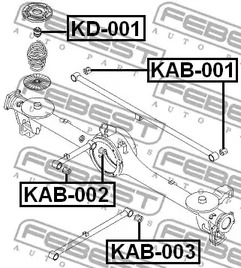 Фото KAB002 Подвеска FEBEST {forloop.counter}}