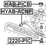 Фото KABPICB Подвеска FEBEST {forloop.counter}}