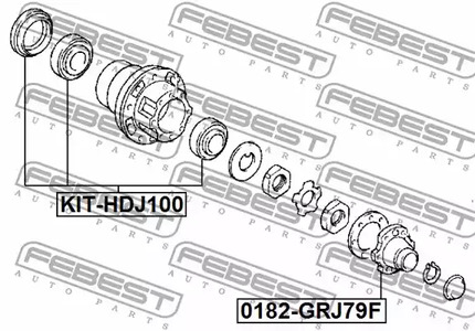 Фото KITHDJ100 Подшипник FEBEST {forloop.counter}}