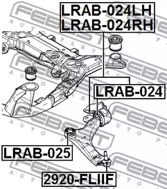 Фото LRAB024RH Подвеска FEBEST {forloop.counter}}