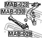 Фото MAB030 Подвеска FEBEST {forloop.counter}}