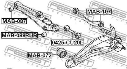 Фото MAB088RUB Подвеска FEBEST {forloop.counter}}